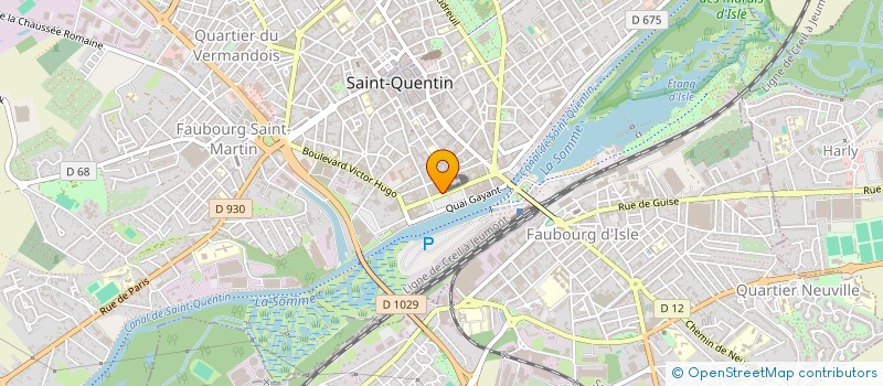 localisation de l'entreprise MORET BOUBIELA MANUTENTION  SAINT-QUENTIN