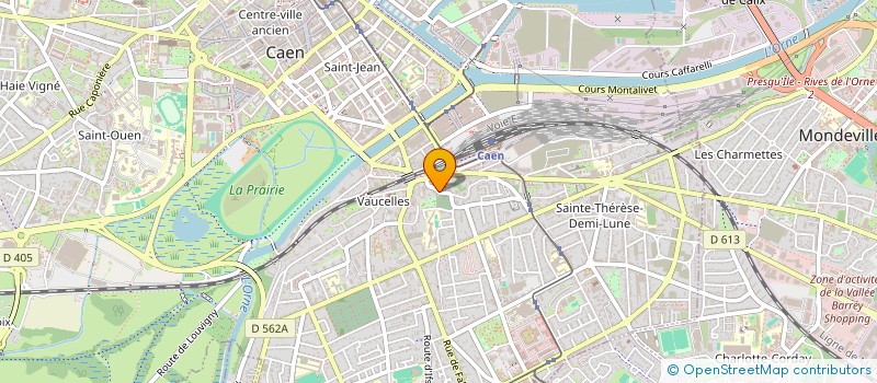 localisation de l'entreprise MORET INDIVISION à CAEN