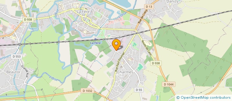 localisation de l'entreprise MORET INDUSTRIES PARTICIPATIONS à CHARMES