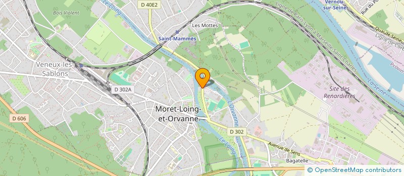 localisation de l'entreprise MORET SEINE ET LOING NATATION à MORET-LOING-ET-ORVANNE