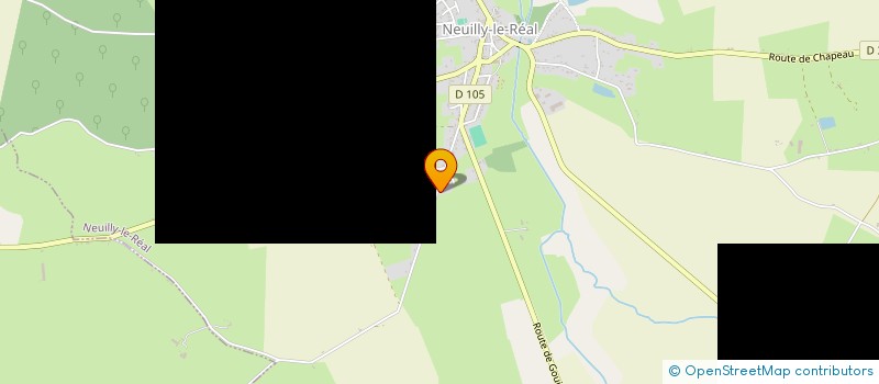 localisation de l'entreprise MORETTE VANEROUX  NEUILLY-LE-REAL