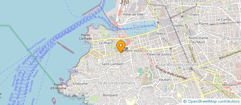 localisation de l'entreprise MORETTI  MARSEILLE