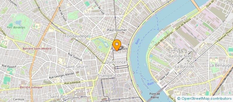 localisation de l'entreprise MORETTI SAS EXPLOITATION à BORDEAUX