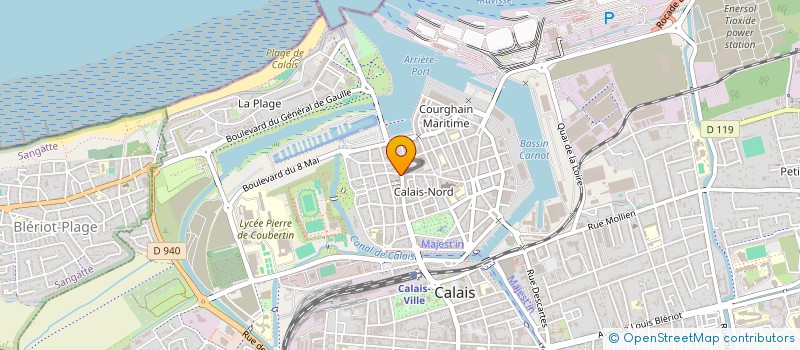 localisation de l'entreprise MORETTO-MARTIN  CALAIS