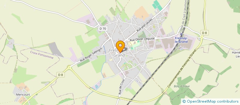 localisation de l'entreprise MOREVA SPECTACLE à FRESNOY-LE-GRAND
