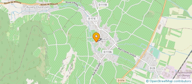 localisation de l'entreprise MOREY-BLANC à MEURSAULT