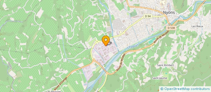localisation de l'entreprise MOREZ CARBURE à NYONS