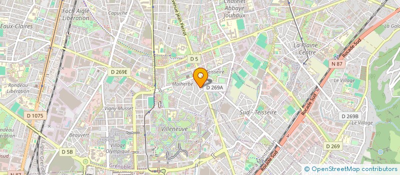 localisation de l'entreprise MORFIN LUC & MOSBRUCKER LINE  GRENOBLE