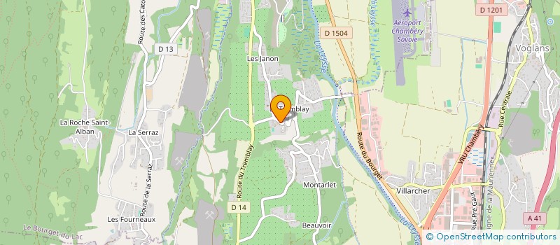 localisation de l'entreprise MORFIN-MOSBRUCKER  LA MOTTE-SERVOLEX