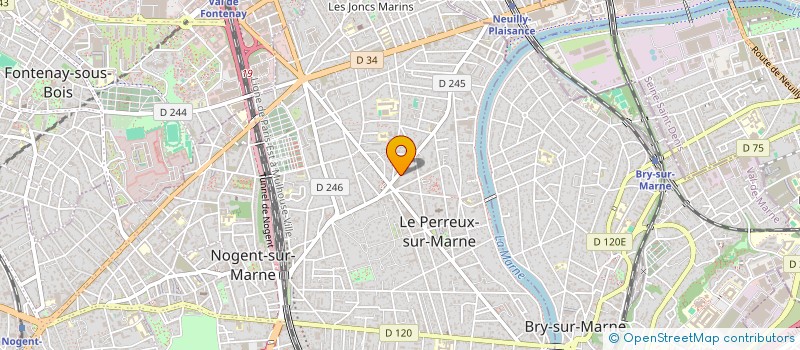 localisation de l'entreprise MORGAD DE LA SOURCE  LE PERREUX-SUR-MARNE