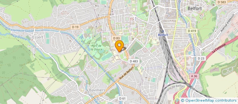 localisation de l'entreprise MORGADO  BELFORT
