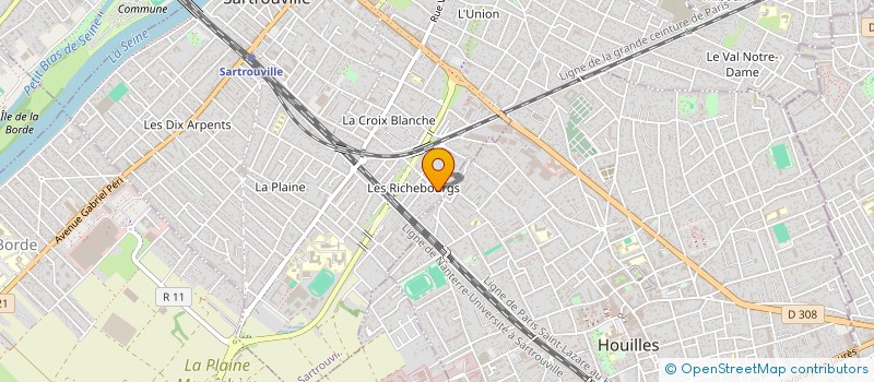 localisation de l'entreprise MORGADO COUVERTURE à SARTROUVILLE