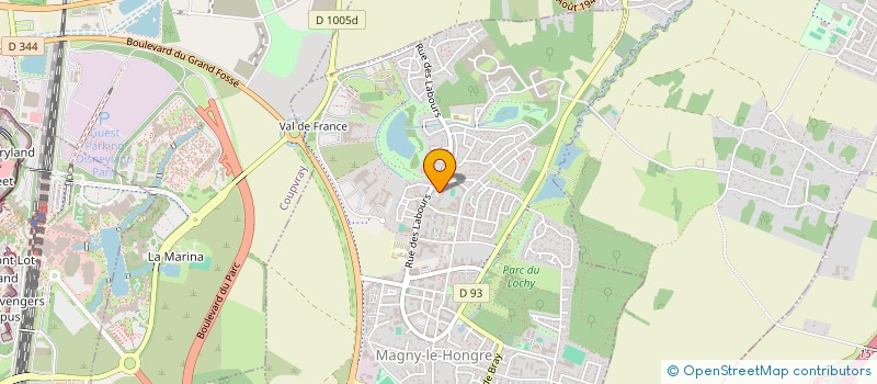 localisation de l'entreprise MORGADO IMMO à MAGNY-LE-HONGRE