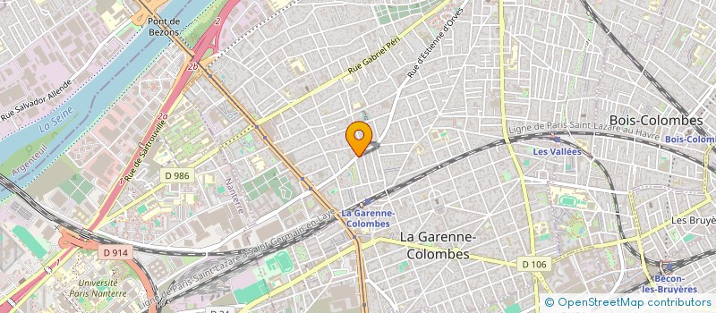 localisation de l'entreprise MORGADO NETTOYAGE à COLOMBES