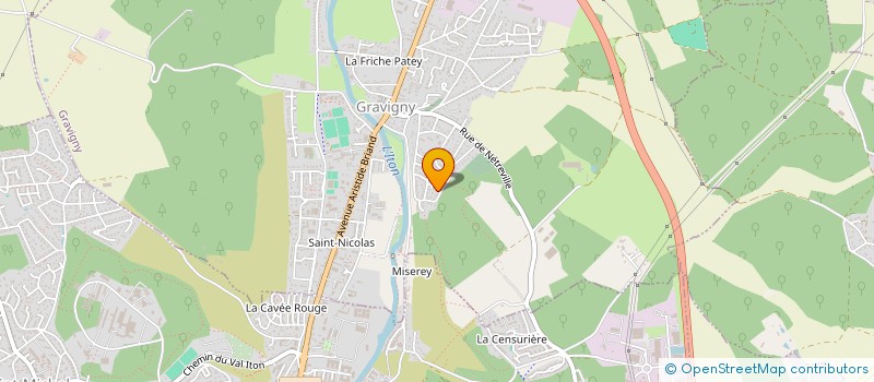 localisation de l'entreprise MORGALEX à GRAVIGNY