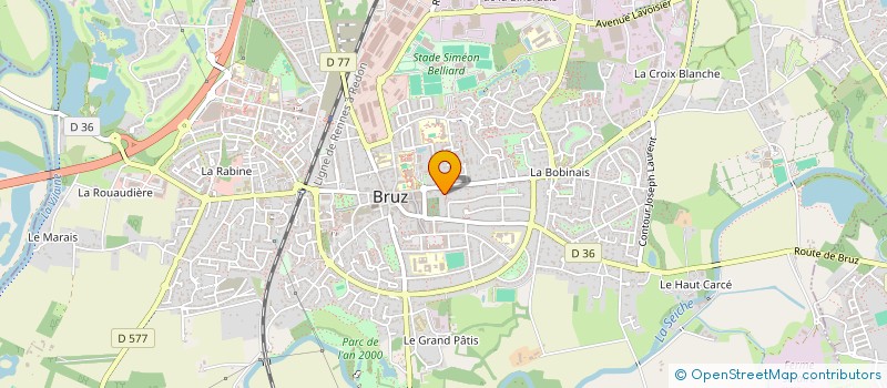 localisation de l'entreprise MORGALUDI  BRUZ