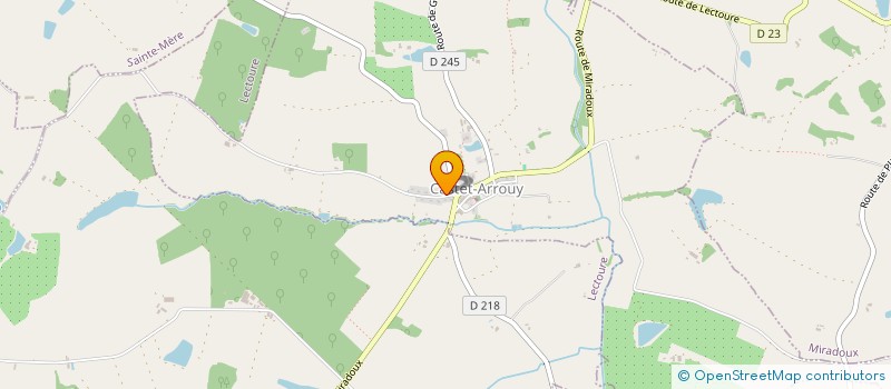 localisation de l'entreprise MORGALYS  CASTET-ARROUY