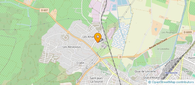 localisation de l'entreprise MORGAN  NARBONNE