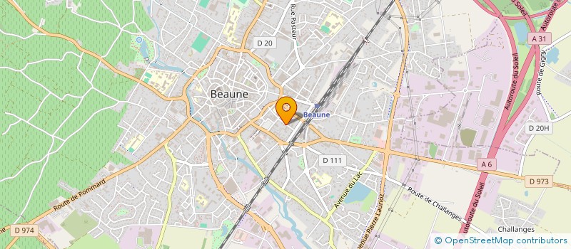 localisation de l'entreprise MORGAN à BEAUNE