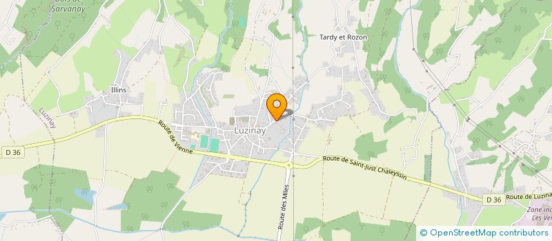 localisation de l'entreprise MORGAN  LUZINAY