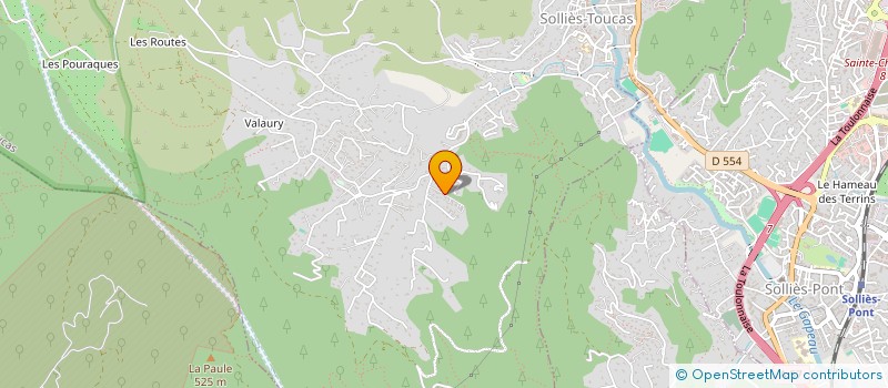 localisation de l'entreprise MORGAN  SOLLIES-TOUCAS