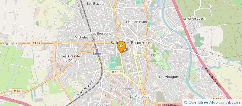 localisation de l'entreprise MORGAN  SALON-DE-PROVENCE