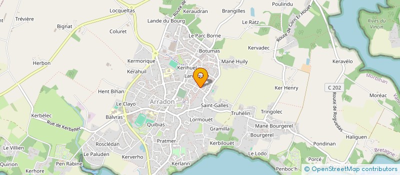 localisation de l'entreprise MORGAN AUDIC OFFSHORE CONSULTING à ARRADON