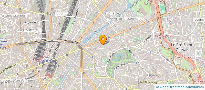 localisation de l'entreprise MORGAN BATIMENT  PARIS