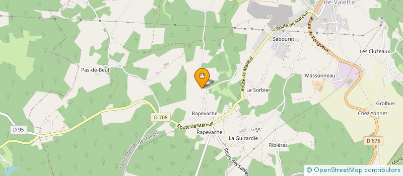 localisation de l'entreprise MORGAN BENEYROL SOCIETE  THIVIERS