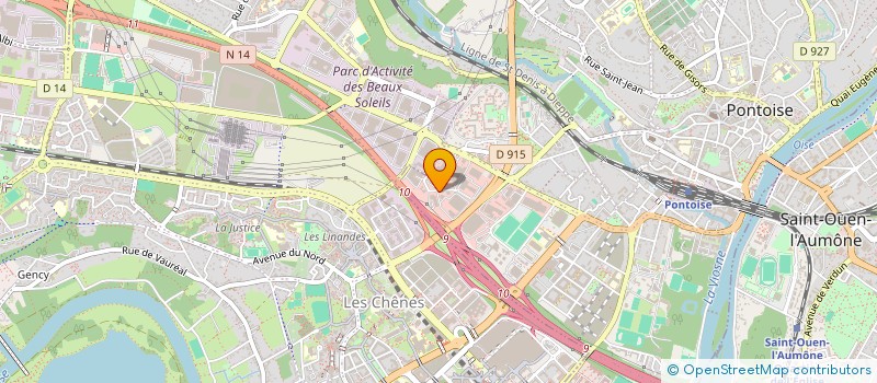 localisation de l'entreprise MORGAN EQUIP FOURN GRAPHI MEFG à PONTOISE