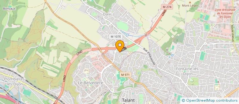 localisation de l'entreprise MORGAN IMMOBILIER  DAIX