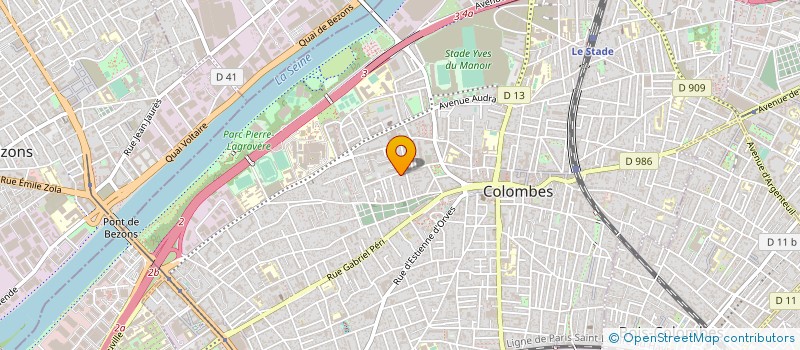 localisation de l'entreprise MORGAN INCENDIE à COLOMBES