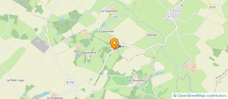 localisation de l'entreprise MORGAN INVESTISSEMENTS  SAINT-CYR-DES-GATS