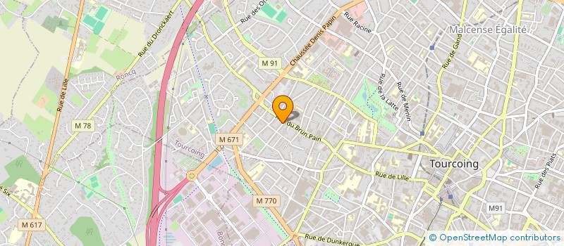 localisation de l'entreprise MORGAN & PERE CARRELAGE  TOURCOING