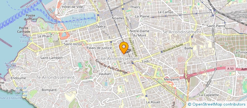 localisation de l'entreprise MORGAN PROD à MARSEILLE