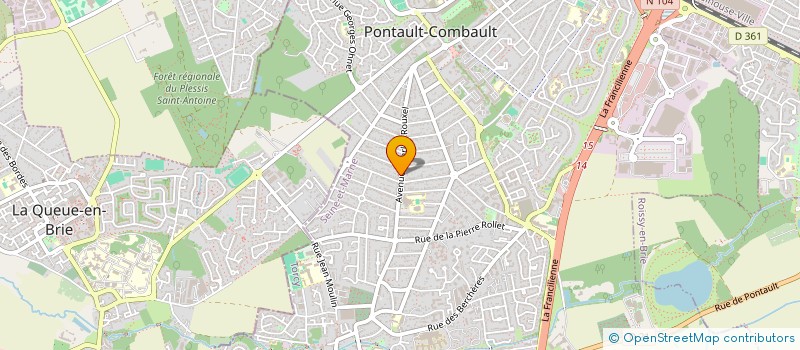 localisation de l'entreprise MORGAN STEPH'SUN à PONTAULT-COMBAULT