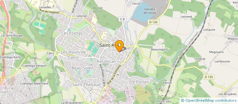 localisation de l'entreprise MORGAN THIERY  SAINT-AVE