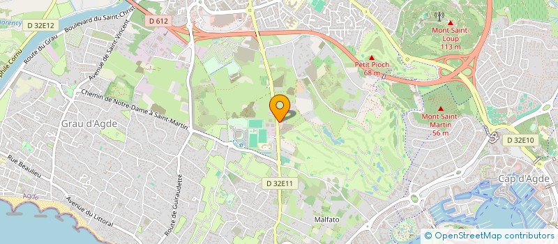 localisation de l'entreprise MORGANDY  AGDE
