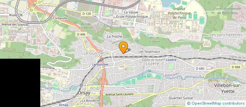 localisation de l'entreprise MORGANE à ORSAY