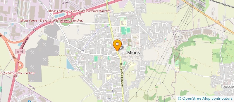 localisation de l'entreprise MORGANE à MIONS