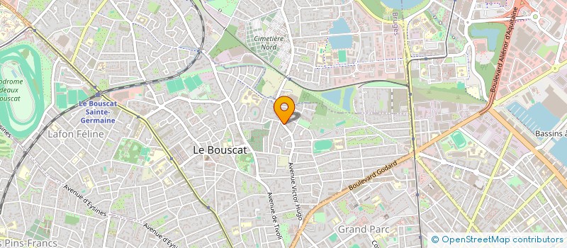 localisation de l'entreprise MORGANE à LE BOUSCAT