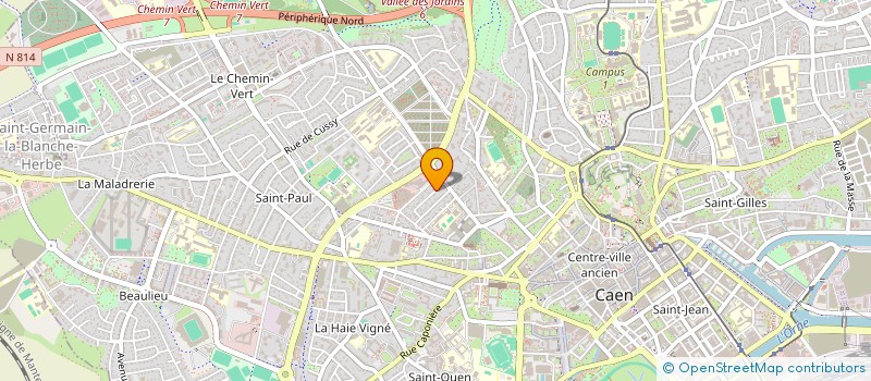 localisation de l'entreprise MORGANE à CAEN