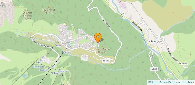 localisation de l'entreprise MORGANE  SAINT-ETIENNE-DE-TINEE