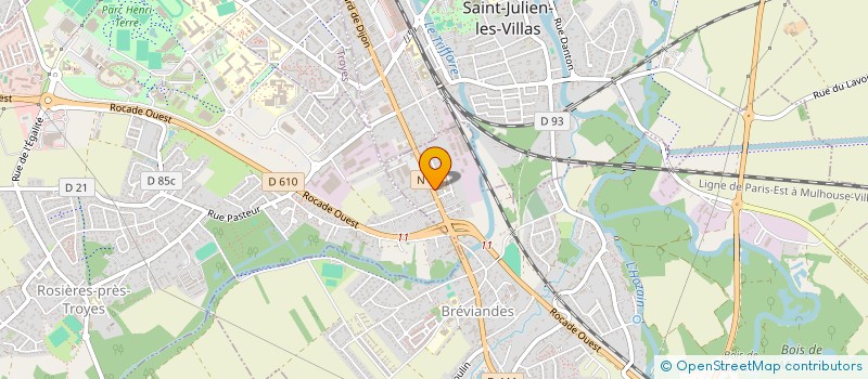 localisation de l'entreprise MORGANE  BREVIANDES