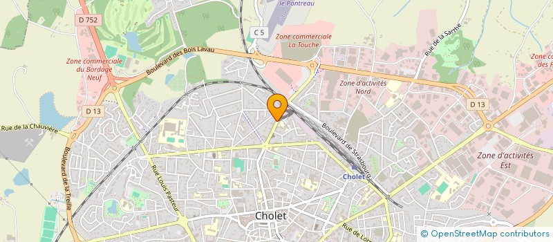 localisation de l'entreprise MORGANE à CHOLET