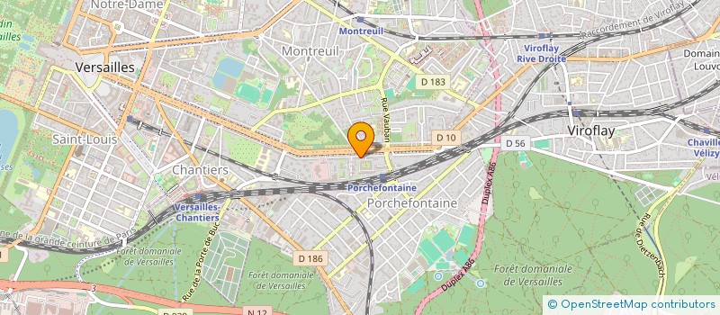 localisation de l'entreprise MORGANE à VERSAILLES
