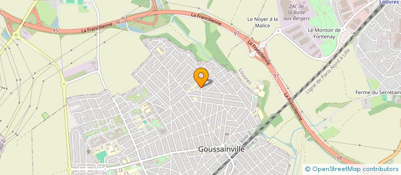 localisation de l'entreprise MORGANE ASSOCIATION  GOUSSAINVILLE