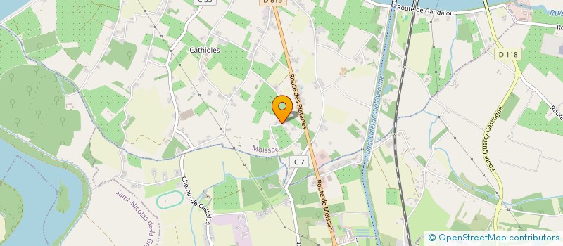 localisation de l'entreprise MORGANE DISTRIBUTION  MOISSAC