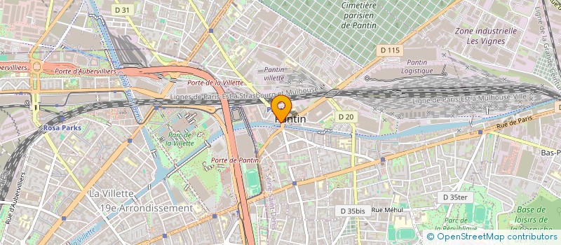 localisation de l'entreprise MORGANE EDEN  PANTIN