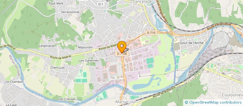 localisation de l'entreprise MORGANE ESTHETIQUE à MARSAC-SUR-L'ISLE